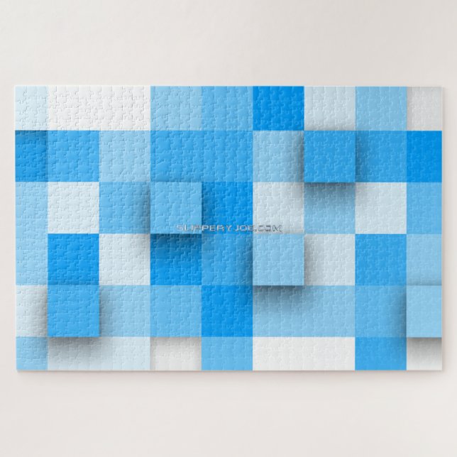 Quebra-cabeça Os quadrados de SlipperyJoe - mosaico moderno trab (Horizontal)