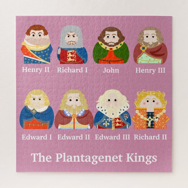Quebra-cabeça Os Reis Plantagenet (Vertical)