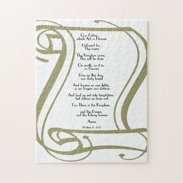 Quebra-cabeça Os senhores Oração (Vertical)