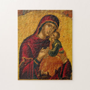 Quebra-cabeça Os Theotokos e o Ícone Filho Cristo