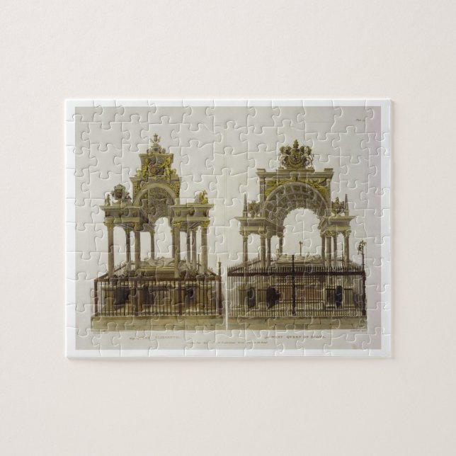 Quebra-cabeça Os túmulos da rainha Elizabeth rainha mim e de (Horizontal)