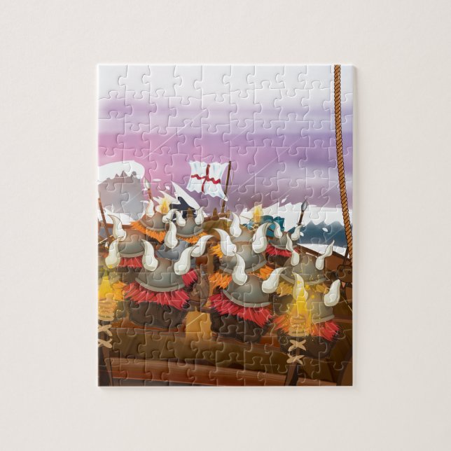 Quebra-cabeça Os Vikings (Vertical)