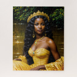 Quebra-cabeça Oshun Orisha - Arte de Puzzle da Deusa Africana Re