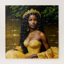 Oshun Orisha - Arte de Puzzle da Deusa Africana Re