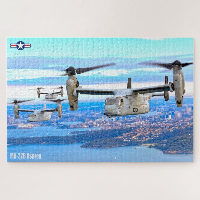 Quebra-cabeça OSPREY MV-22B (20x30 POLEGADAS) (Horizontal)