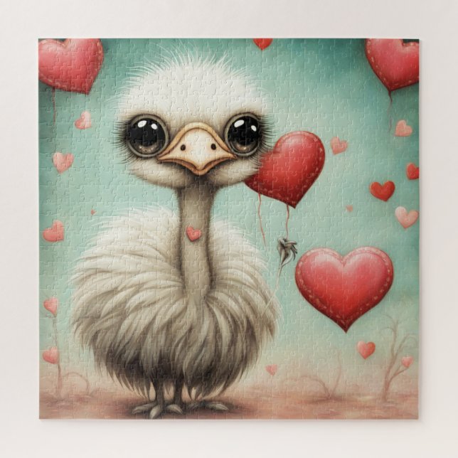 Quebra-cabeça Ostrich Love 3 (Vertical)