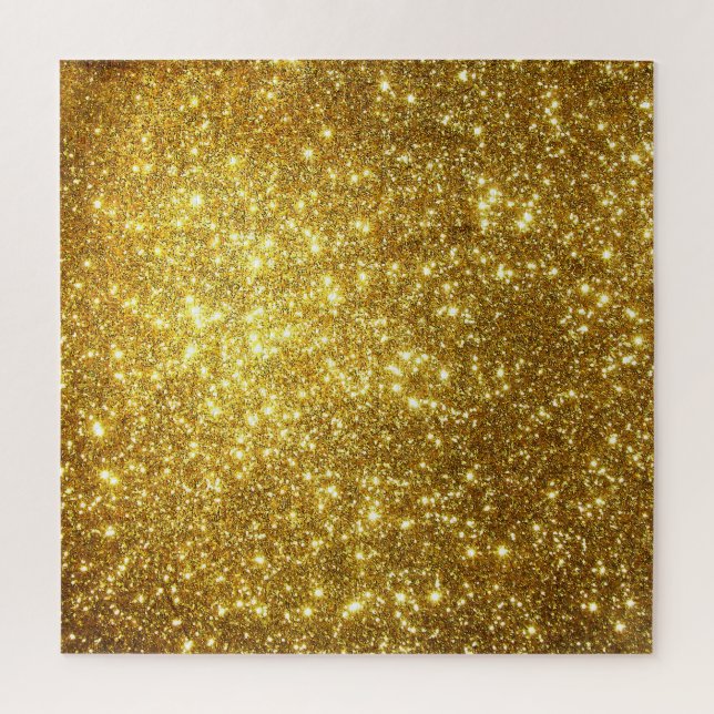 Quebra-cabeça Ouro grunge, ilustração de raster de alta resoluçã (Vertical)