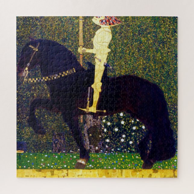 Quebra-cabeça Ouro Knight, Gustav Klimt (Vertical)