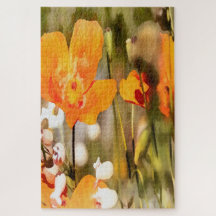 Ouro Laranja California - Papoila-acrílica