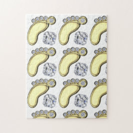 Quebra-cabeça Ouro Pé Bebê