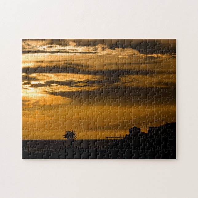 Quebra-cabeça Ouro Sky (Horizontal)