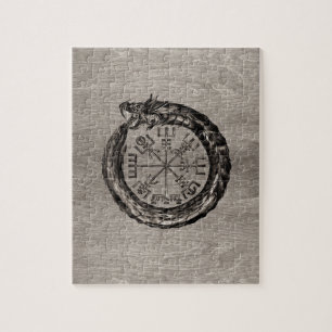 Quebra-cabeça Ouroboros com Vegvisir