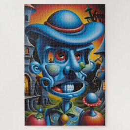 Quebra-cabeça Outlaw in Groll Town - Ken Gage Fantasy Art