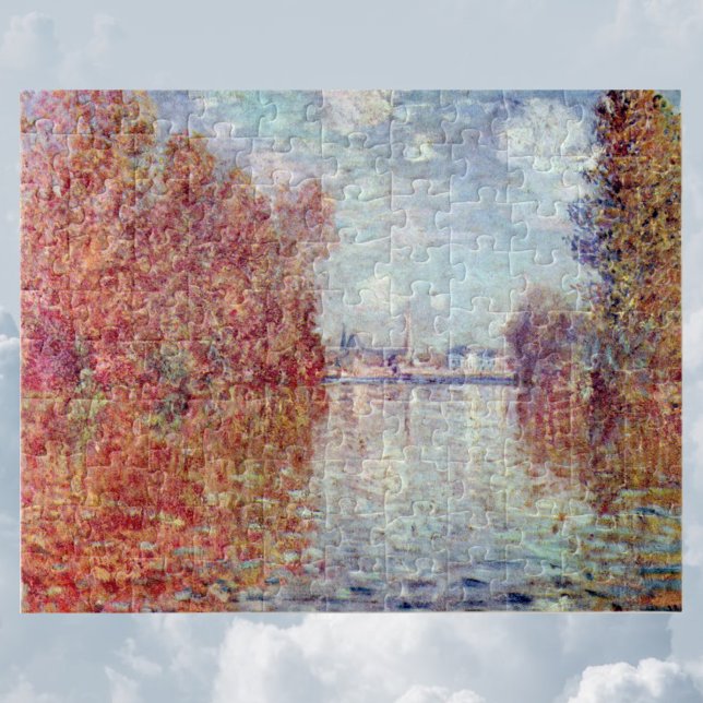 Quebra-cabeça Outono em Argenteuil por Claude Monet (Criador carregado)