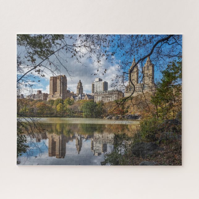 Quebra-cabeça Outono no Central Park em Nova Iorque (Horizontal)