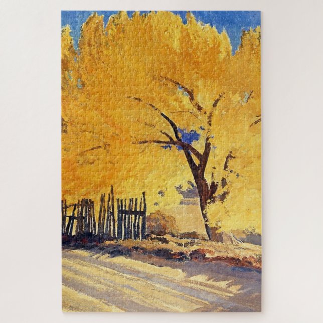 Quebra-cabeça “Outubro Ouro” por Maynard Dixon (Vertical)