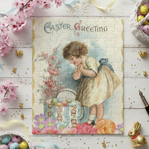 Quebra-cabeça Ovos de Páscoa de Primavera de Vintage