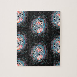 Quebra-cabeça Padrão abstrato, ilustração contínua 7
