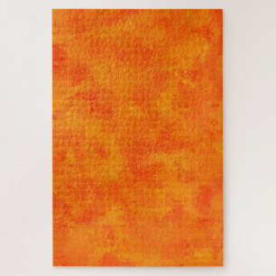 Quebra-cabeça Padrão Abstrato Laranja