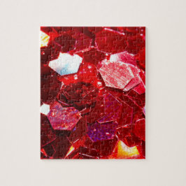 Quebra-cabeça Padrão brilhante de abstrato do hexágono-mosaico v
