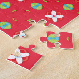 Quebra-cabeça Padrão Charme de Férias de Natal 02 - 