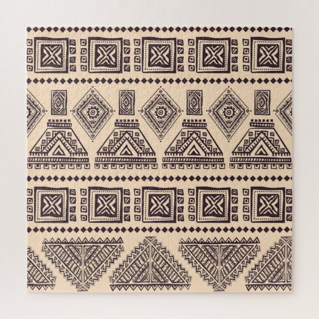 Quebra-cabeça Padrão comercial tribal, étnico, vintage (Vertical)
