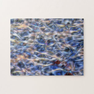 Quebra-cabeça Padrão criativo de arte desfocada abstrato