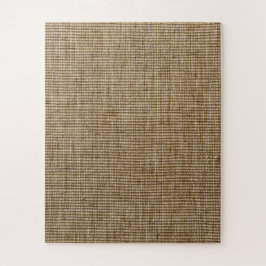 Quebra-cabeça padrão da natureza do burlap