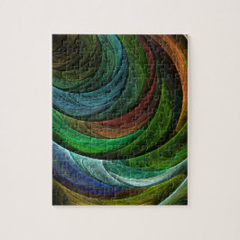 Quebra-cabeça Padrão de Abstrato de Arte Moderna com Glória de C