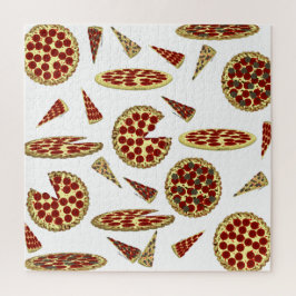 Quebra-cabeça Padrão de Amante de Pizza