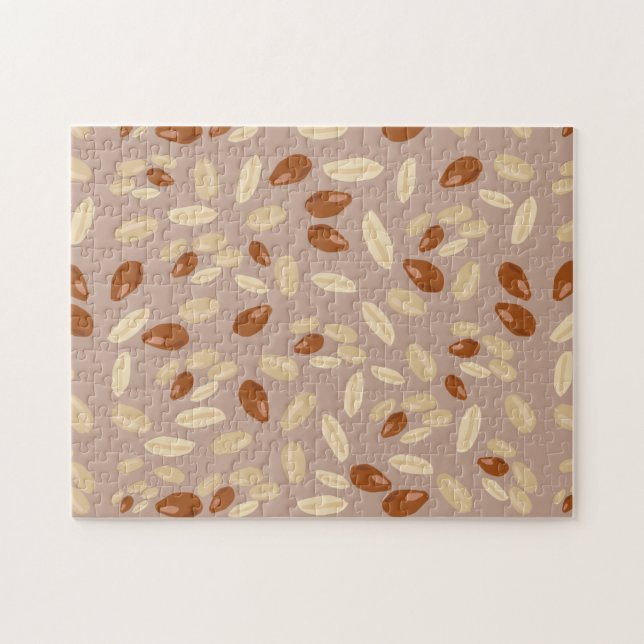 Quebra-cabeça Padrão de amendoins (Horizontal)