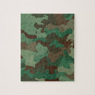 Quebra-cabeça Padrão de Camuflagem Militar (Forças Armadas)