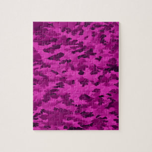 Quebra-cabeça Padrão de Camuflagem Violeta