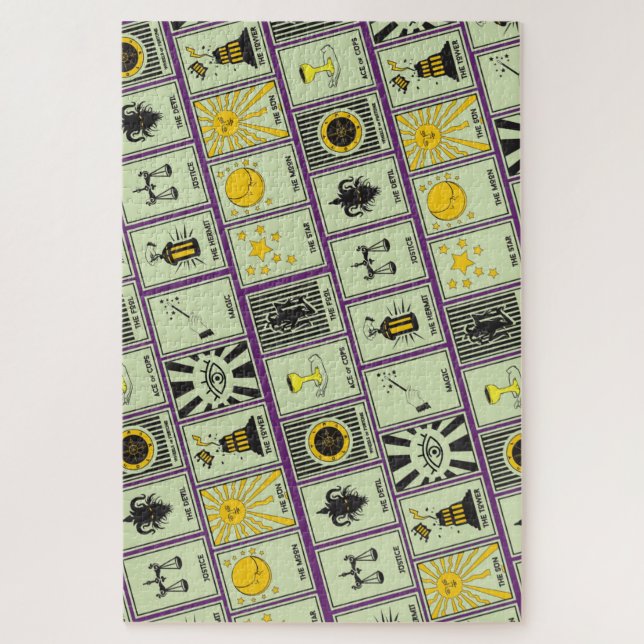 Quebra-cabeça Padrão de Cartões Tarot (Vertical)