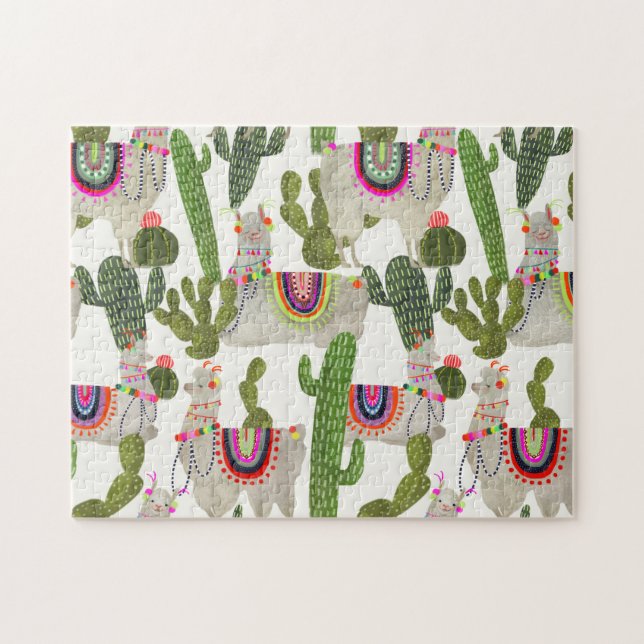 Quebra-cabeça Padrão de Coleção de Llamarama (Horizontal)