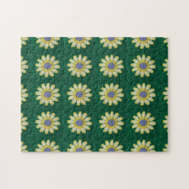 Quebra-cabeça - Padrão de Crochet Daisy