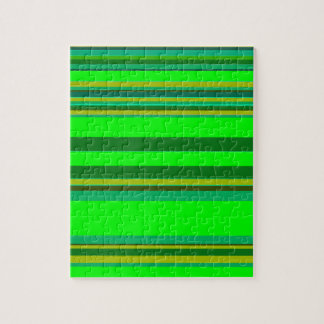 Quebra-cabeça Padrão de Designer Personalizado de Faixa Verde Co