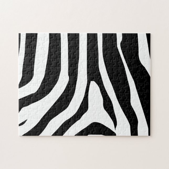 Quebra-cabeça Padrão de faixas de impressão zebra (Horizontal)