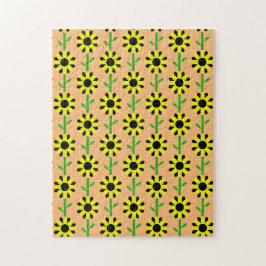 Quebra-cabeça Padrão de Flor Frustrante