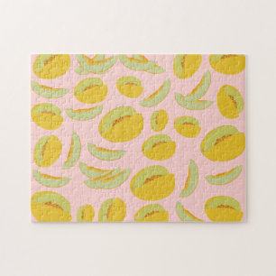 Quebra-cabeça Padrão de Fruta dos Melões de Honeydew