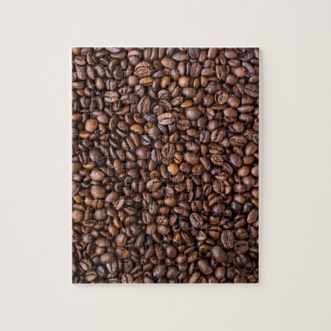Quebra-cabeça Padrão de grãos de café (Vertical)