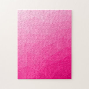 Quebra-cabeça Padrão de malha geométrica gradiente rosa quente