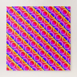 Quebra-cabeça Padrão de Mandala de Pétala Colorida