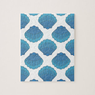 Quebra-cabeça Padrão de Mosaico da Caça Azul