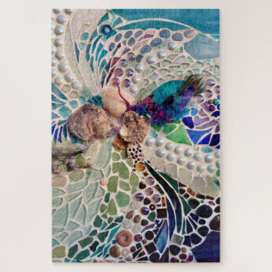 Quebra-cabeça Padrão de Praia de Seashells
