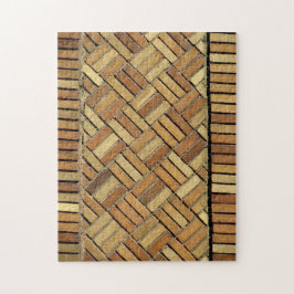 Quebra-cabeça - Padrão de tijolo de Basketweave