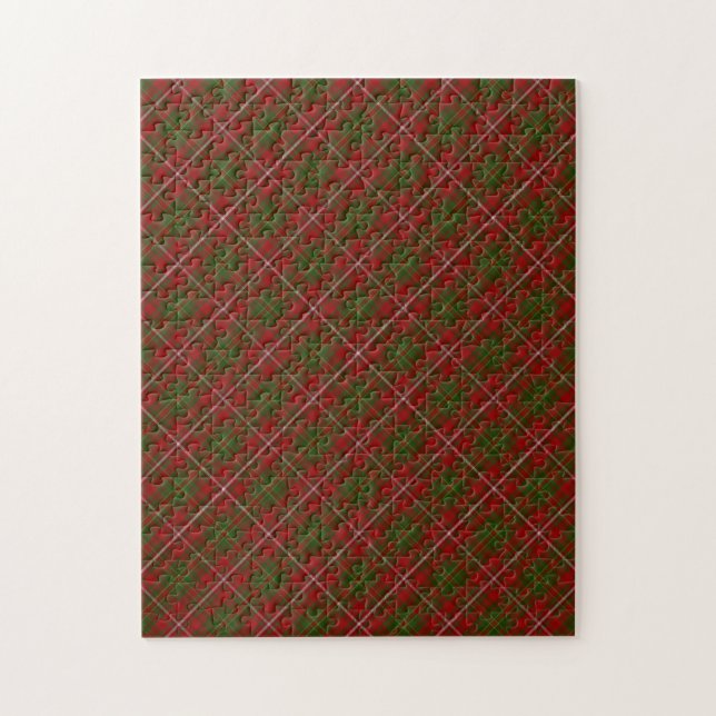 Quebra-cabeça Padrão de Xadrez de Hay Clan Tartan (Vertical)