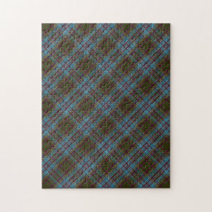 Quebra-cabeça Padrão de Xadrez do Anderson Clan Tartan