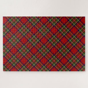 Quebra-cabeça Padrão de Xadrez Real Stewart Tartan