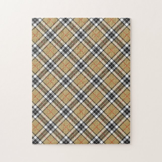 Quebra-cabeça Padrão de Xadrez Thomson Camel Clan Tartan (Vertical)